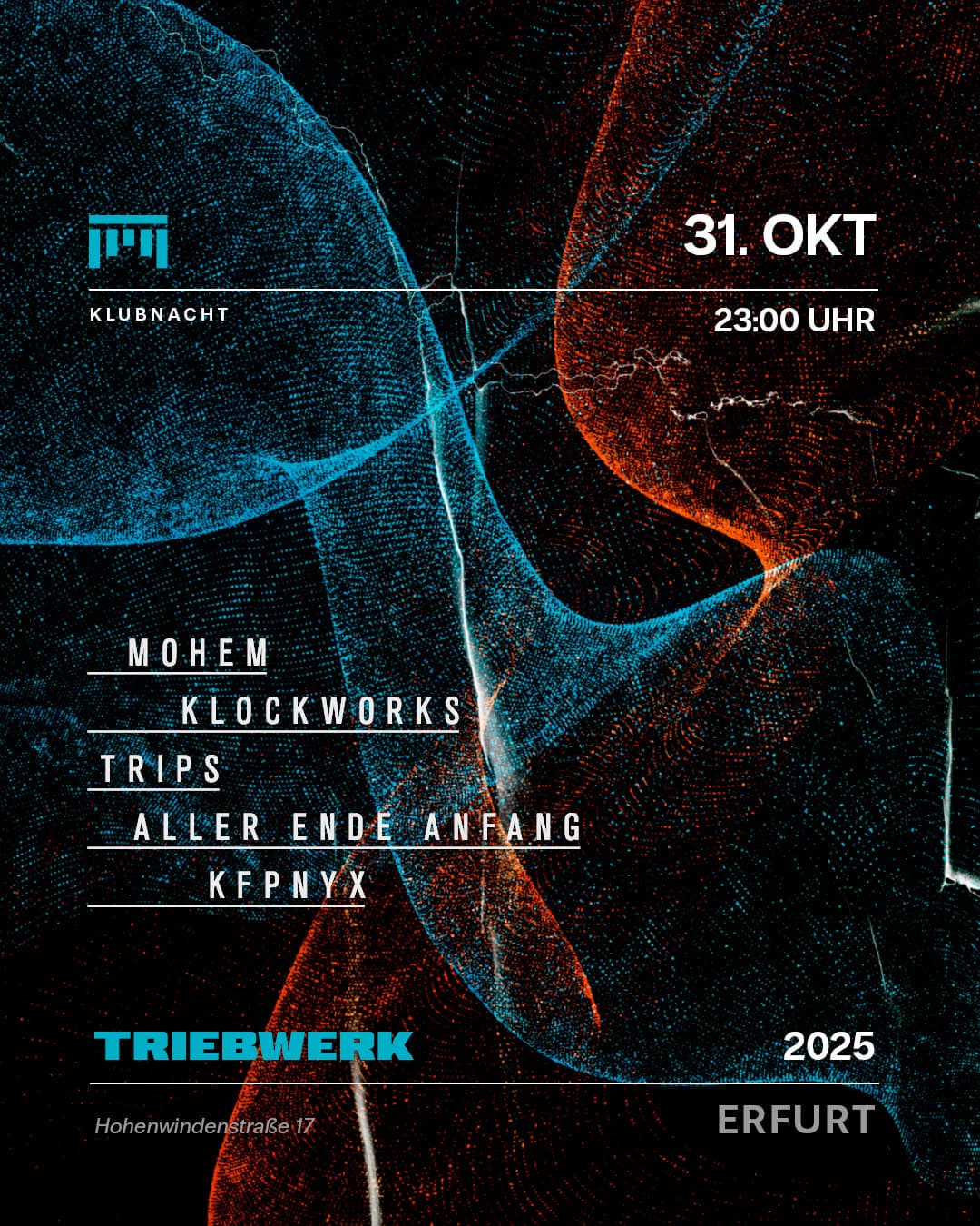 Plakat — Triebwerk 31. Oktober 2025