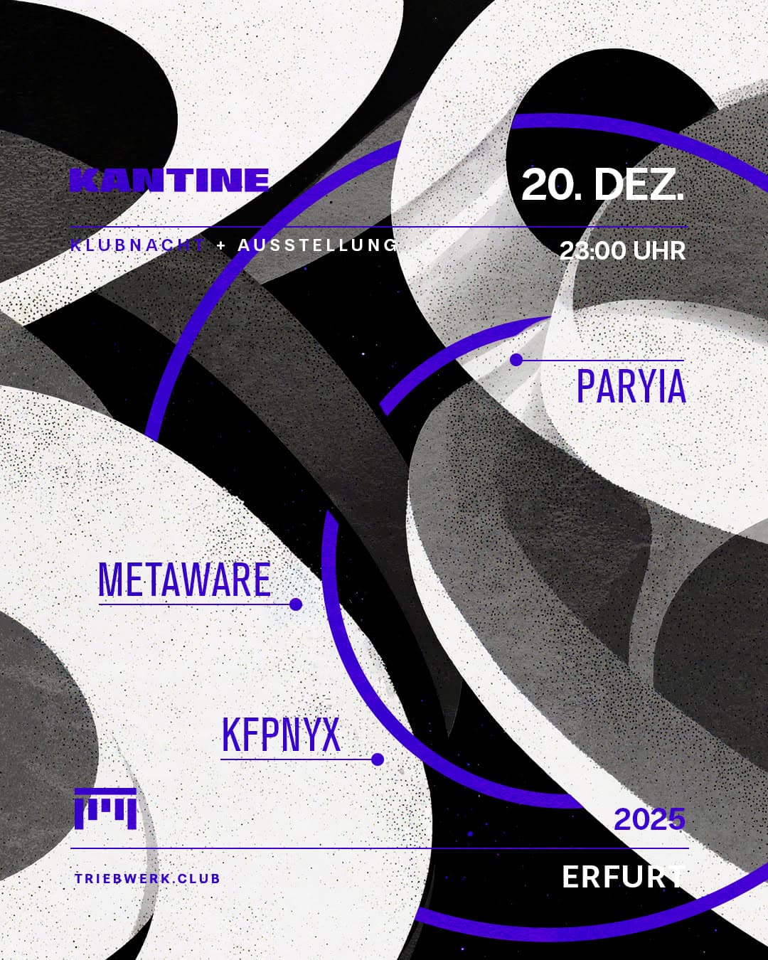 Plakat — Triebwerk 20. Dezember 2025