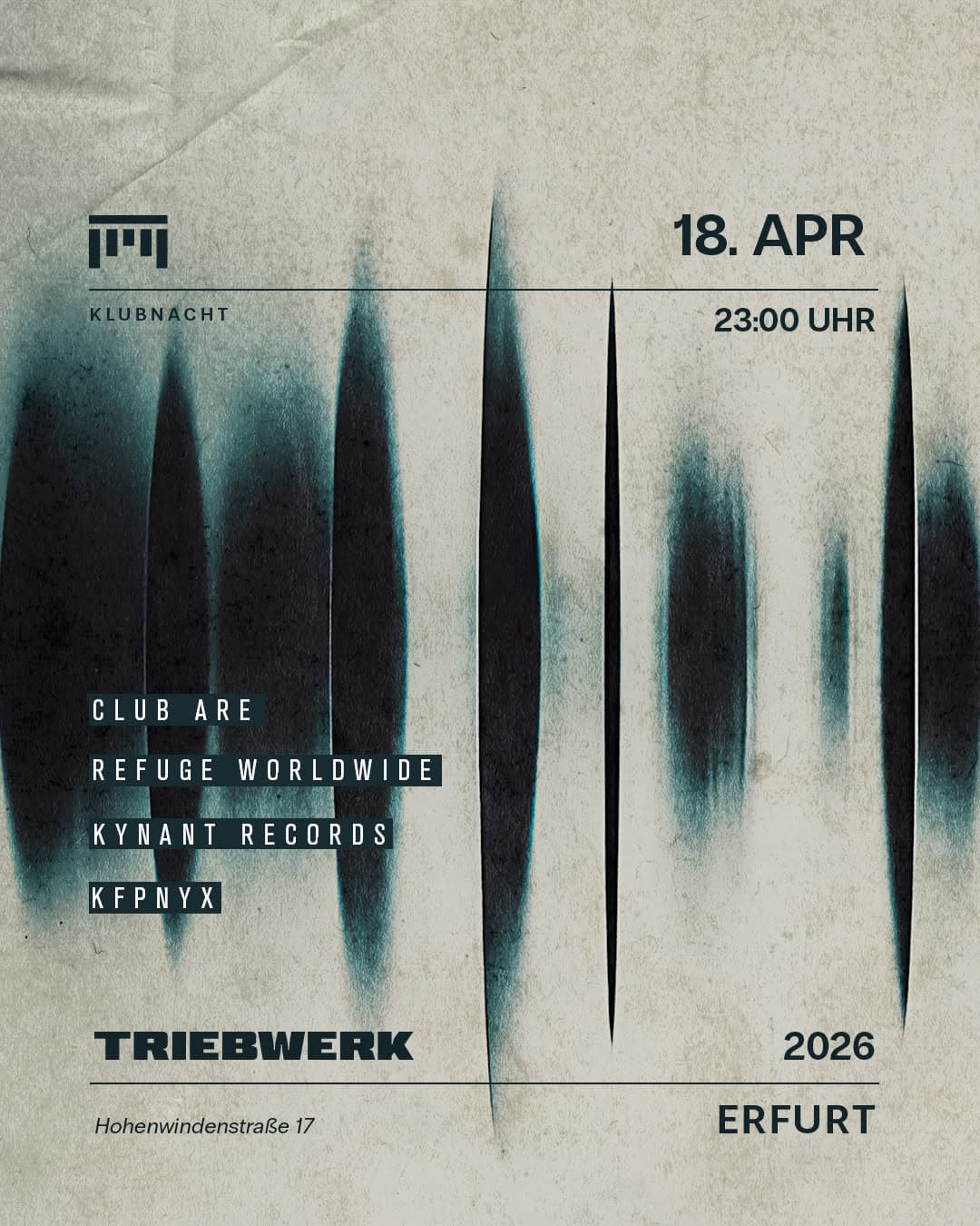 Plakat — Triebwerk 18. April 2026