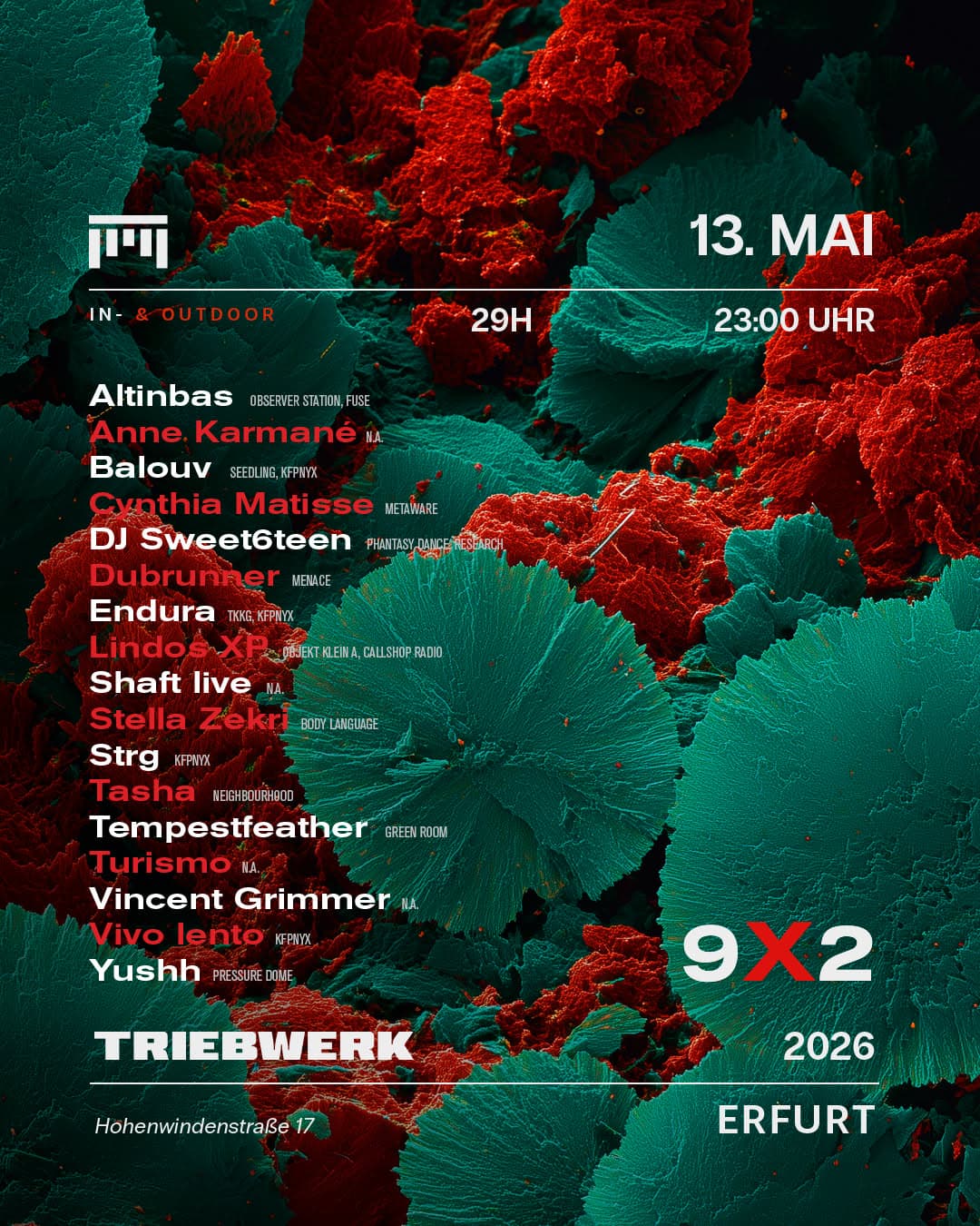 Plakat — Triebwerk 13. Mai 2026