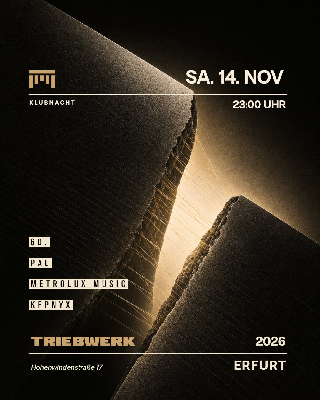Plakat — Triebwerk 14. November 2026